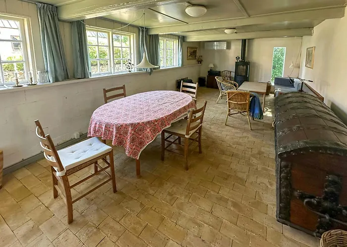 Half-timbered House With West Garden In Besser *